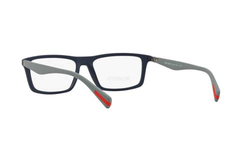 Prada Linea Rossa PS 02FV Rectangular Eyeglasses 